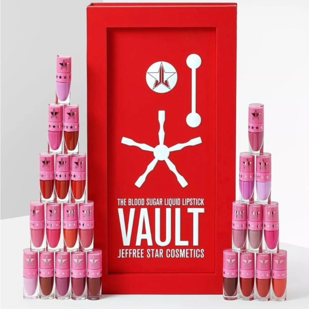 Jeffree Star Blood Sugar Liquid Lipstick Vault - Red and Pink Shades